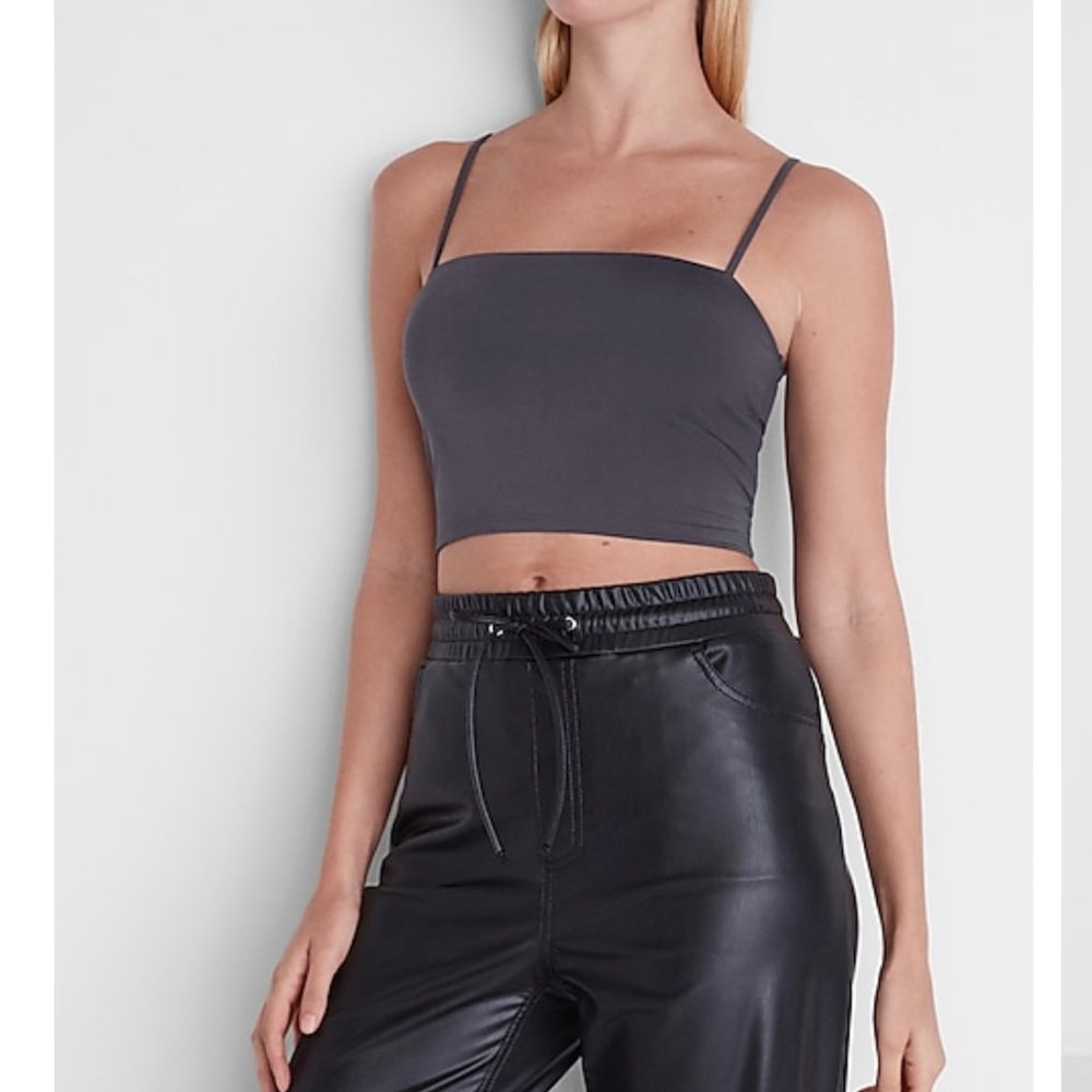 Body contour, square, neck, cropped Cami